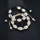 Bracelete Boêmio com Conchas Naturais