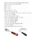 Socket Game 46 Pieces 1/4 Allen Wrench Turnstile