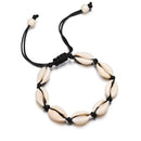 Bracelete Boêmio com Conchas Naturais